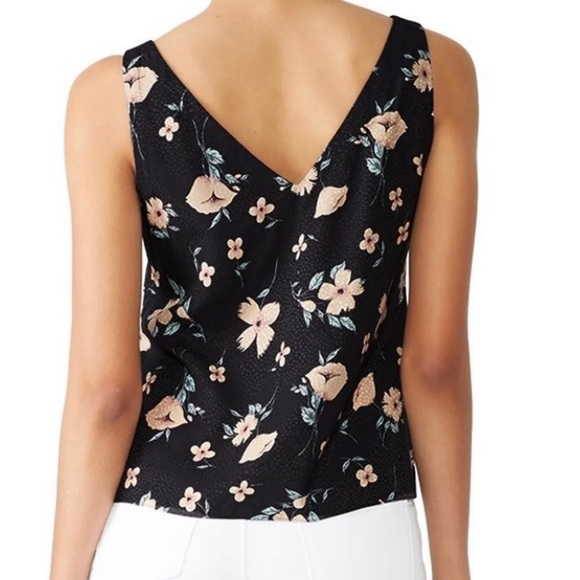 SOLD 💕NWT Rebecca Taylor Silk Daniella Floral Tank - Picture 2 of 9